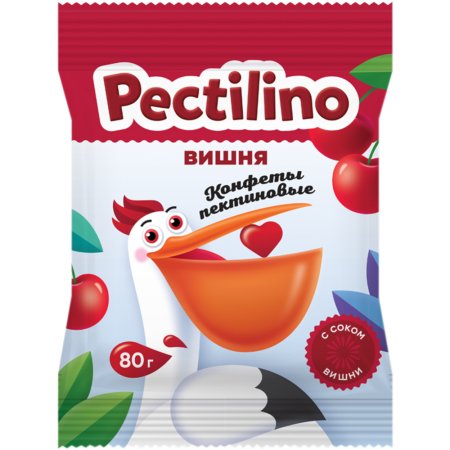 Конфеты «Pectilino» с соком вишни, 80 г