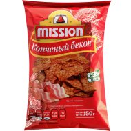 Чипсы кукурузные «Mission» со вкусом бекона, 150 г.