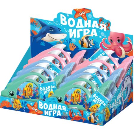 Игрушка «Конфитрейд» водная игра в форме рыбки, 7 г