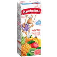 Сок «Bambolina» мультифруктовый, 0.2 л.