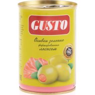 Оливки зеленые «Gusto» лосось, 280 г