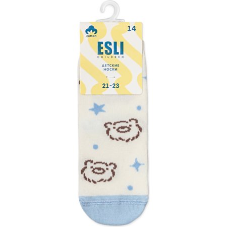 Носки детские «Esli» р.14, 753 молочный