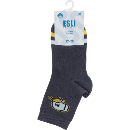 Носки детские «Esli» р.18, 494 темно-серый