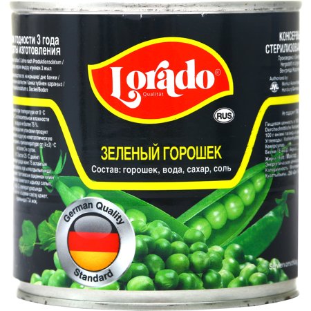 Горошек зеленый «Lorado» 420 г.