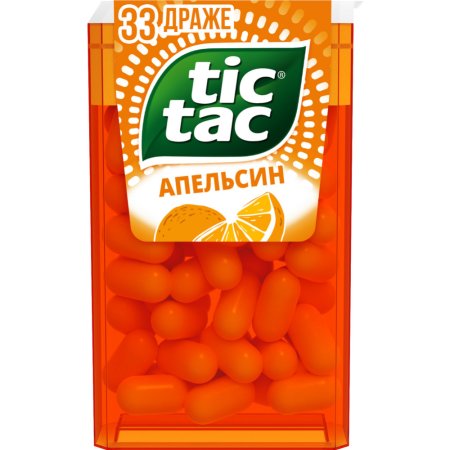 Драже «Tic tac» со вкусом апельсина, 18 г