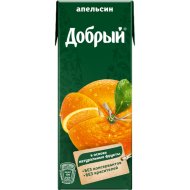 Нектар «Добрый» апельсиновый, 0.2 л.