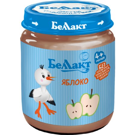 Пюре «Беллакт» из яблок, 100 г.