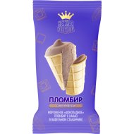 Мороженое «Шоколадное» пломбир с какао, в вафельном стаканчике, 70 г