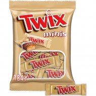 Шоколадные батончики «Twix» minis, песочное, с карамелью, 184 г