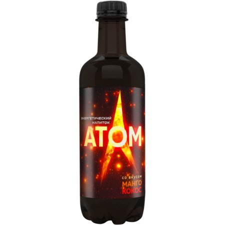 Напиток энергетический «Атом» газированный, манго-кокос, 0.5 л