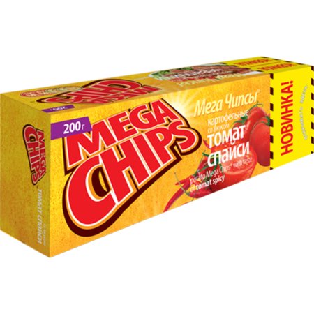 Чипсы «MEGA CHIPS» (томат спайси) 200г