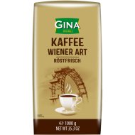 Кофе жареный «Gina» kaffee wiener art, в зернах, 1 кг