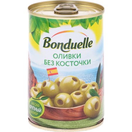 Оливки «Bonduelle» без косточки, 300 г