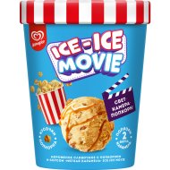 Мороженое «Ice-Ice movie» сливочное, попкорн-карамель, 260 г