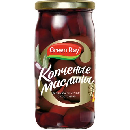 Маслины копч.«GREEN RAY»(с/к, с/б)370 мл