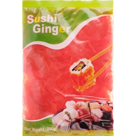 Имбирь маринованный «Pickled ginger» розовый, 200 г