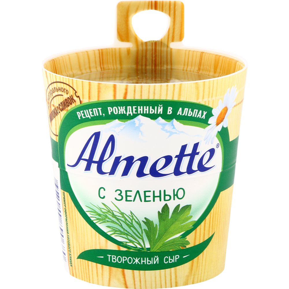 Сыр творожный «Almette» с зеленью, 60%, 150 г. - Каталог товаров