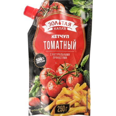 Кетчуп томатный «Золотая капля», 250 г