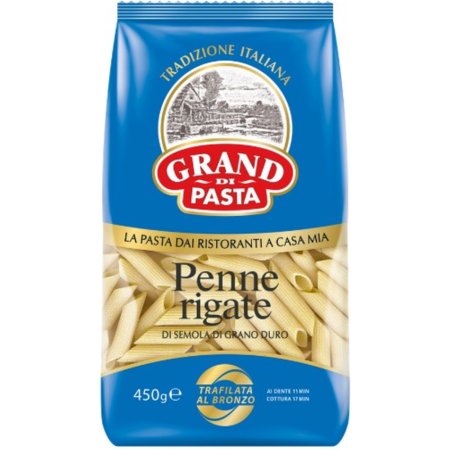 Макароны «Grand di Pasta» penne rigate, 450 г