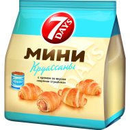 Мини круассаны «7days» кремом со вкусом варёная сгущёнка, 265г