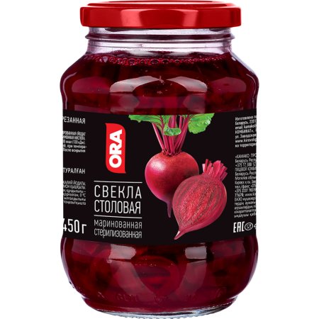 Свекла маринованная«ORA»(ст/нар)450г