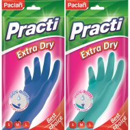 Перчатки резиновые «Paclan Practi Extra Dry» размер M