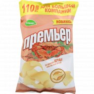 Чипсы картофельные «Премьер» со вкусом краба, 110 г.