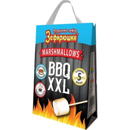 Зефир воздушный «Зефирюшки» marshmallows BBQ XXL, 200 г