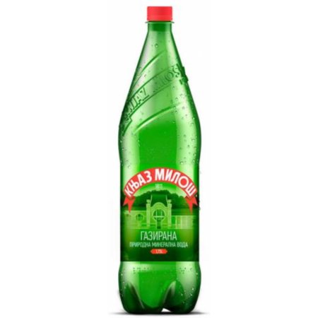 Вода минеральная «Knjaz Milos» газированная, 1.5 л