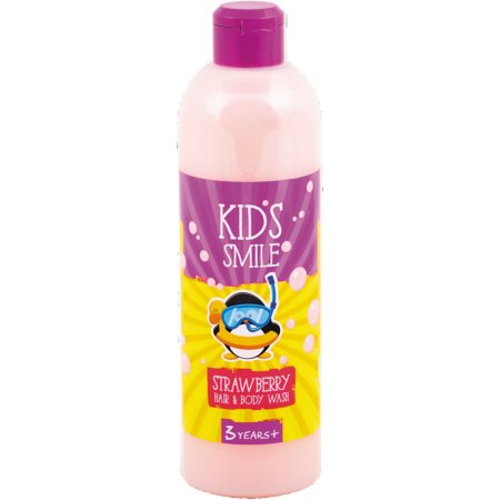 Шампунь и гель для душа детский «Kids smile» клубника, 500 г