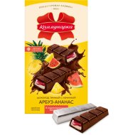Шоколад темный «Коммунарка» арбуз-ананас, 200 г