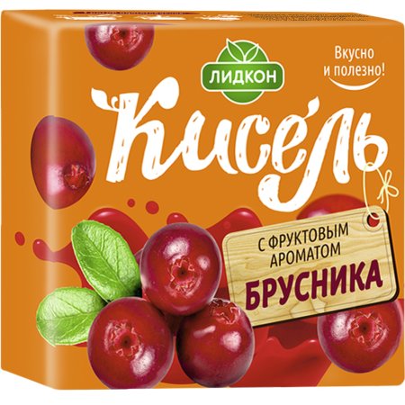 Кисель «Лидкон» брусника, 220 г.