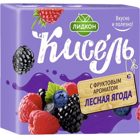 Кисель «Лидкон» лесная ягода, 220 г.