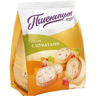 Сухари «Пшеницын» с цукатами, 200 г