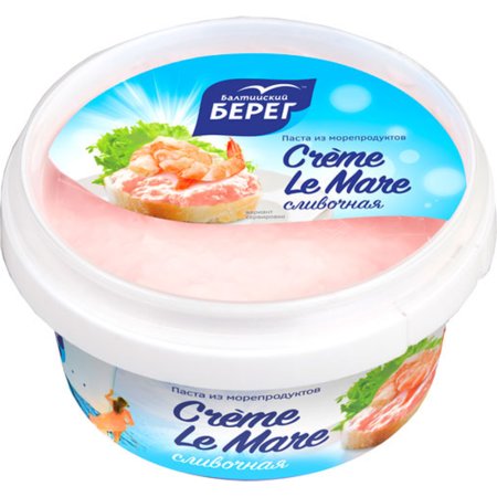 Паста из морепродуктов «Creme Le Mare» сливочная, 150 г.