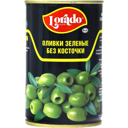 Оливки зеленые «Lorado» без косточки, 314 г