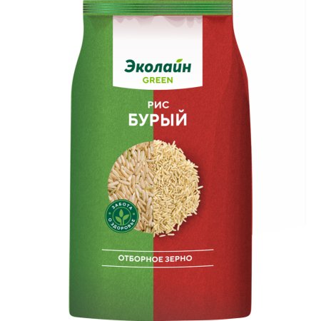 Крупа рис.«ЭКОЛАЙН ГРИН»(бурый) 800г