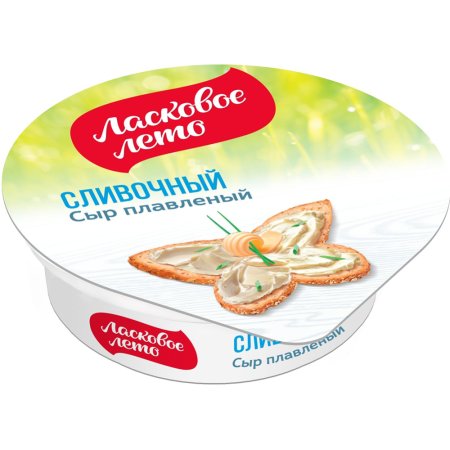 Сыр плавленый «Ласковое лето» сливочный 45 %, 100 г.