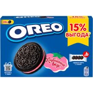 Печенье «Oreo» с какао и клубникой, 228 г.