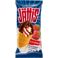 Мороженое «Jattis» с клубничным джемом, 110 г