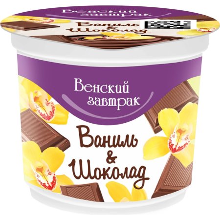 Десерт творожный «Венский завтрак» ваниль-шоколад 4 %, 150 г.