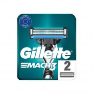 Cменные кассеты для бритья «Gillette» Mach3, 2 шт