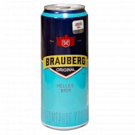 Пиво «Brauberg Original» 4.3%, 0.45 л, Беларусь