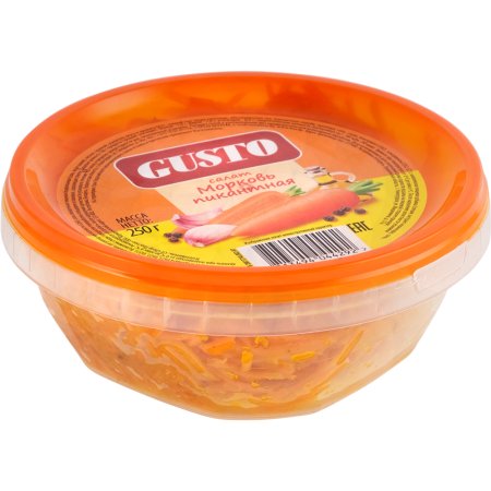 Салат «GUSTO» морковь пикантная, 250 г.