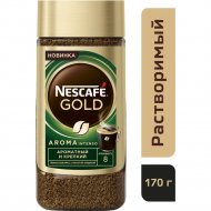 Кофе растворимый «Nescafe Gold Aroma» с добавлением молотого, 170 г