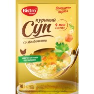Суп куриный «Домашнее Первое» со звёздочками, 70 г