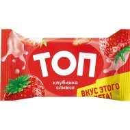 Десерт замороженный «ТОП» клубника-сливки, 70 г