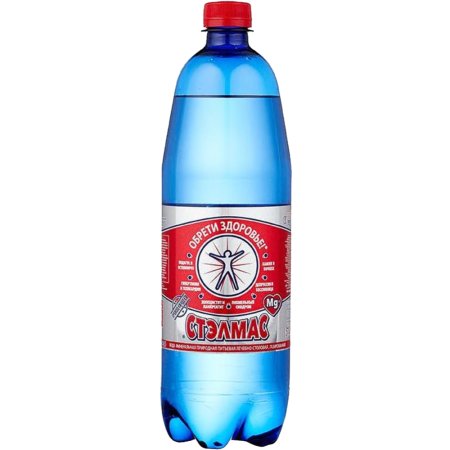 Вода минеральная «Стэлмас» кисловодская целебная, газированная, 1 л