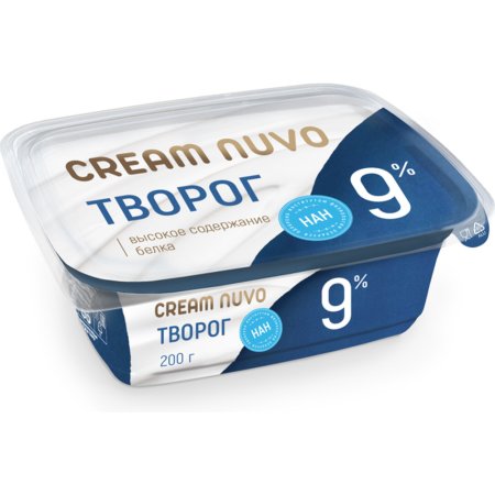 Творог «Cream Nuvo» 9%, 200 г.