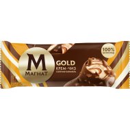 Мороженое «Магнат Gold» крем-чиз и соленая карамель, 70 г